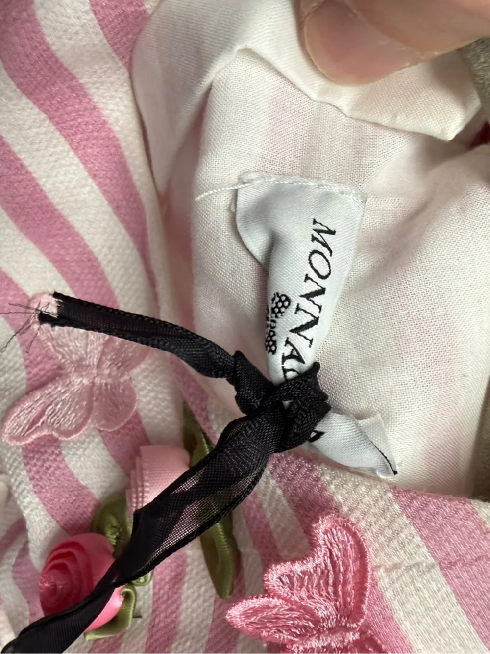 New! Monnalisa floral butterfly dress
